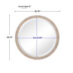 Carbet Round Mirror Mirrors Cream 19