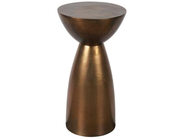 Modern Elemental Side Table Chairside Tables Brown 4