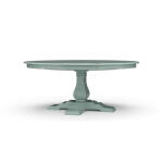 Trestle Round Dining Table Dining Tables Blue 10