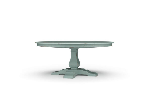 Trestle Round Dining Table Dining Tables Blue