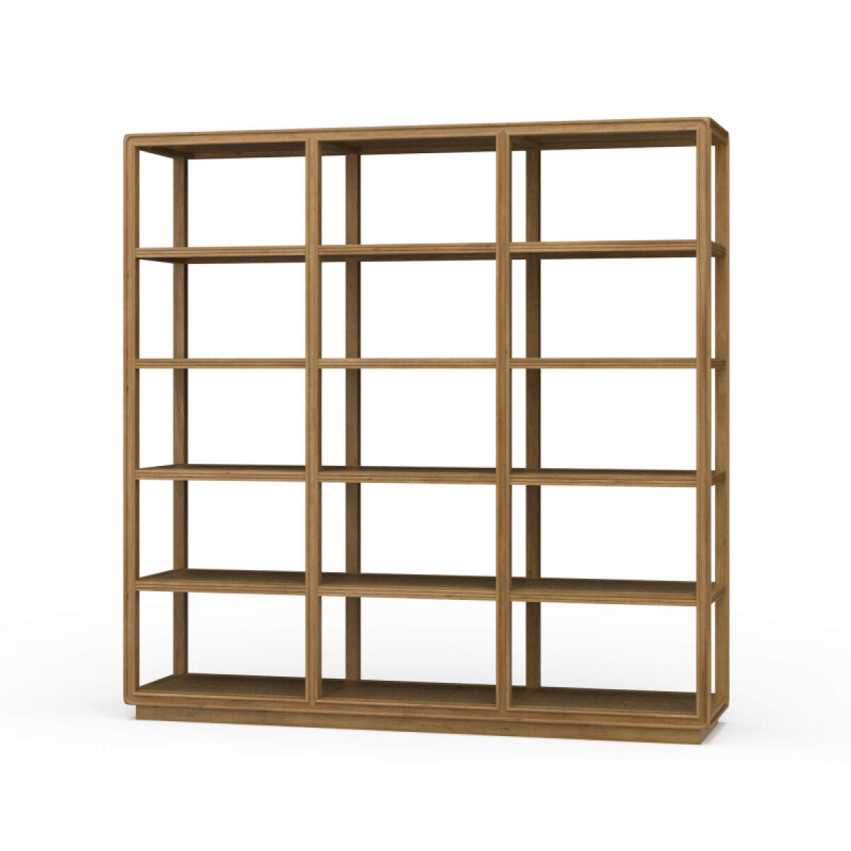 2c6b86f0e9c4e3c2445ba0ba8d5186f7 Cohan Bookshelf W/ Rattan - Image 1
