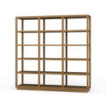Cohan Bookshelf W/ Rattan