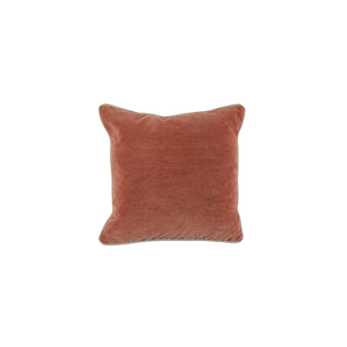 2c72db58dfb84ba8e2a73e0981a59006 Heirloom Velvet Terra Cotta 18" x 18" Square Pillow Cover - Image 1