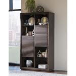 Display Cabinet Dining Storage Brown 11