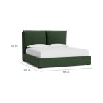 Greer Upholstered Platform Bed - Image 5