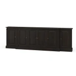 French Hens Media Console Entertainment Stands Batavia Black 15