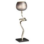 Large Aubergine Sculptural Trumpet Votive Holder Accessories Accessories 8