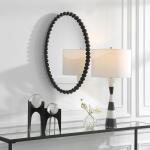Serna Oval Mirror, Black - Image 7