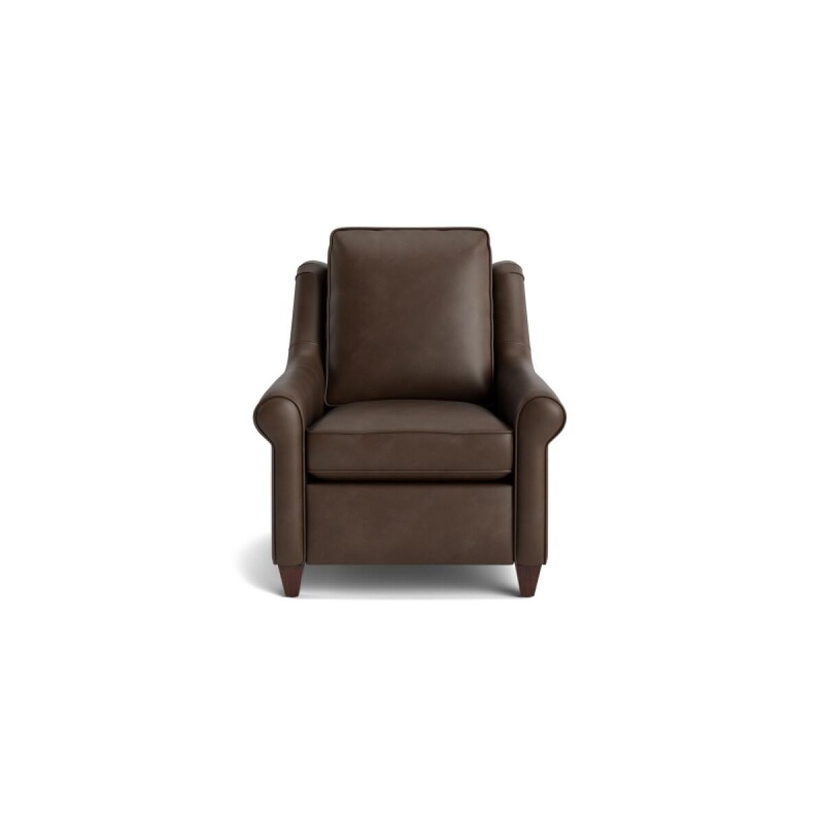 2d320d9e5963cbfd09649a37149ea6d1 Magnificent Motion Leather Roll Arm Power Wall Recliner - Image 1