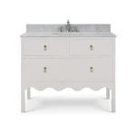 Chloe Single Vanity W/ Sink & Marble Top - Image 5