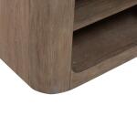 South Bend Open Nightstand w/ Charging Station Nightstands Brown 27