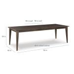 Louisa Rectangle Dining Table with Leaf - Image 5