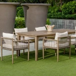 Borneo Outdoor Dining Chair, Oyster - Image 6