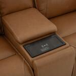 Callihan Loveseat w/ Console P3 & ZW Loveseats Brown 26