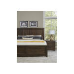 Crafted Cherry Bedroom by Ben & Erin Napier NIGHT STAND – 2 DRWR Nightstands Brown 16