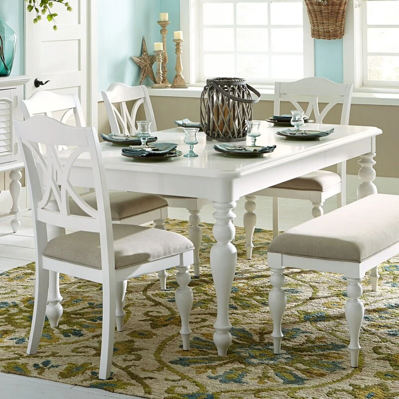 2dbee62e51ca7753114b40aef6fabb0a Summer House Rectangular Leg Table - Image 1