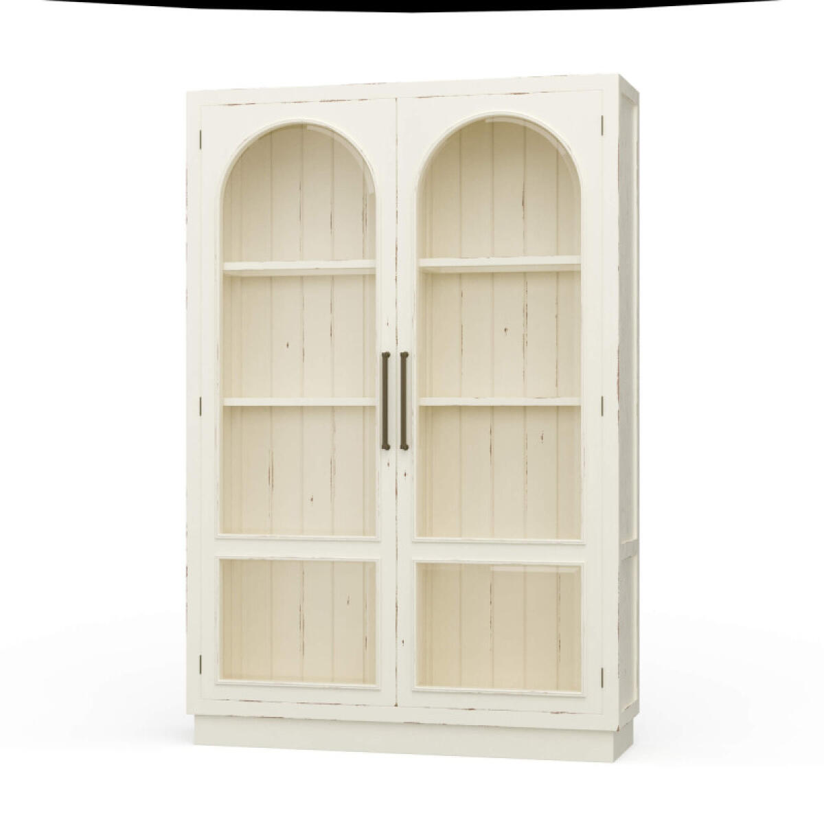 2dce82e8e6a5e1e68091cd0c3babe90f Vannes 2 Door Display Cabinet W/ Glass Shelves - Image 1