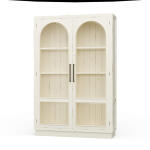 Vannes 2 Door Display Cabinet W/ Glass Shelves
