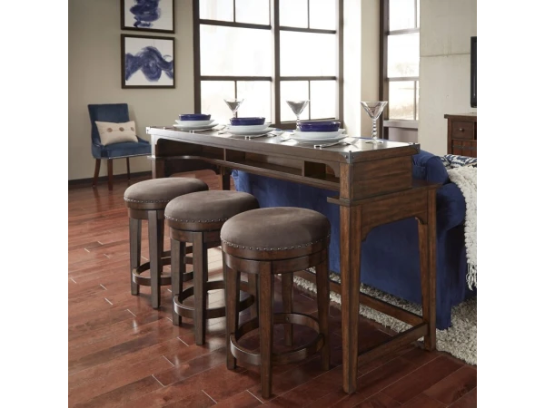 Aspen Skies Console Swivel Stool Barstools Barstools