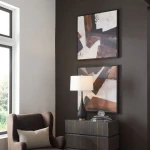 Tactile Inspiration Framed Canvases, S/2 - Image 3