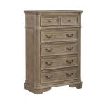 Magnolia Manor 5 Drawer Chest Chests Brown 17
