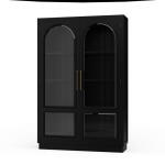 Vannes 2 Door Display Cabinet W/ Glass Shelves