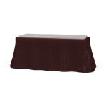 Newport Rattan Rectangular Ottoman W/ Cushion