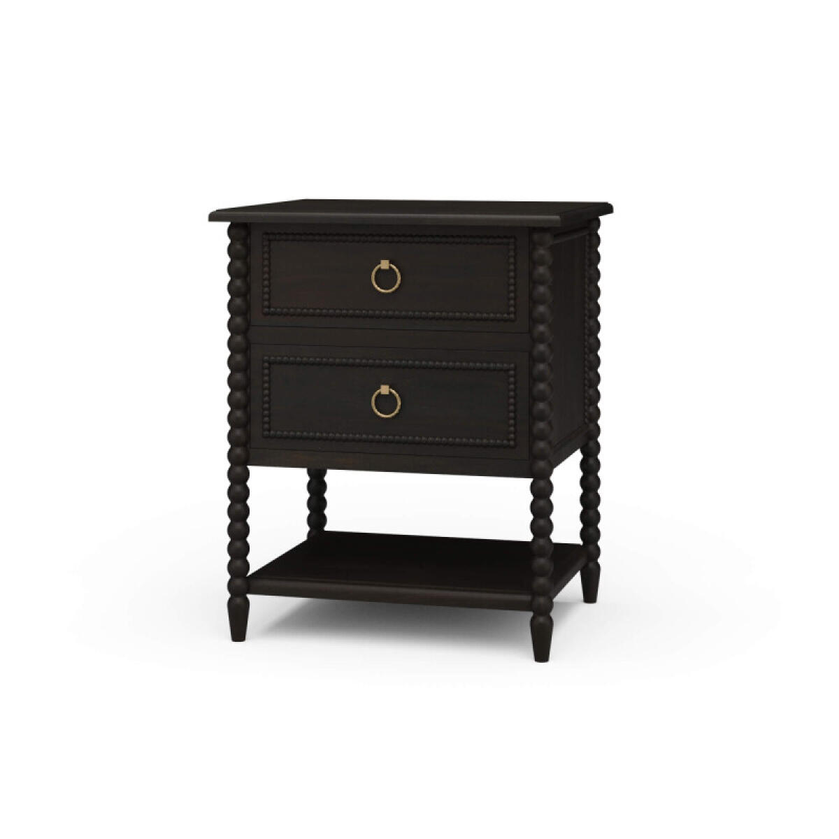 2e175502aec30eb80f795f9019c18a37 Cholet 2 Drawer Bedside Table W/ Shelf - Image 1