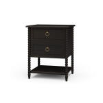 Cholet 2 Drawer Bedside Table W/ Shelf