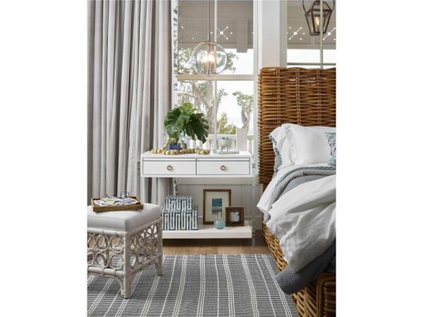 Getaway Coastal Living Home Collection Rattan Stool - Image 4