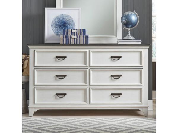 Allyson Park 6 Drawer Dresser Youth Dressers Liberty Furniture