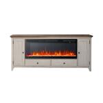 Fireplace TV Consoles 652 80 Inch Console w/ Fire FTS Fireplaces Fireplaces 15
