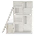 Complete Twin Over Full Bunk Bed Stone Path Gray Finish Youth Beds Legacy Classic Furniture 14