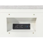 3300 Miramar BR Oyster Three Drawer Nightstand - Image 4