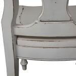 Magnolia Manor Splat Back Side Chair (RTA) Chairs & Benches Antique White & Weathered Bark 22