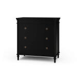 Kelly 3 Drawer Bedside Table