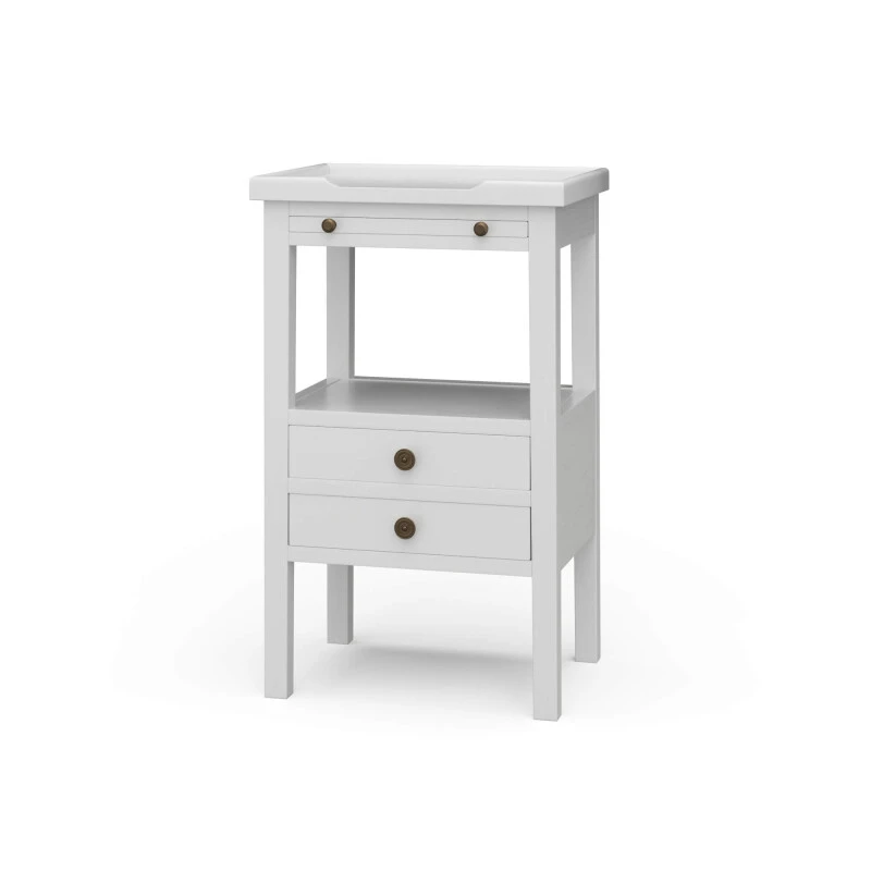 2f256a8630e3739b790ee70ab09374d7 Eton 2 Drawer Side Table W/ Pull Out Shelf - Image 1