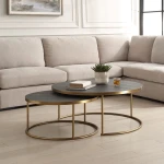 Aragon Nesting Coffee Tables, Gray S/2 - Image 3