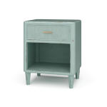 Lexington 1 Drawer Bedside Table W/ Rattan