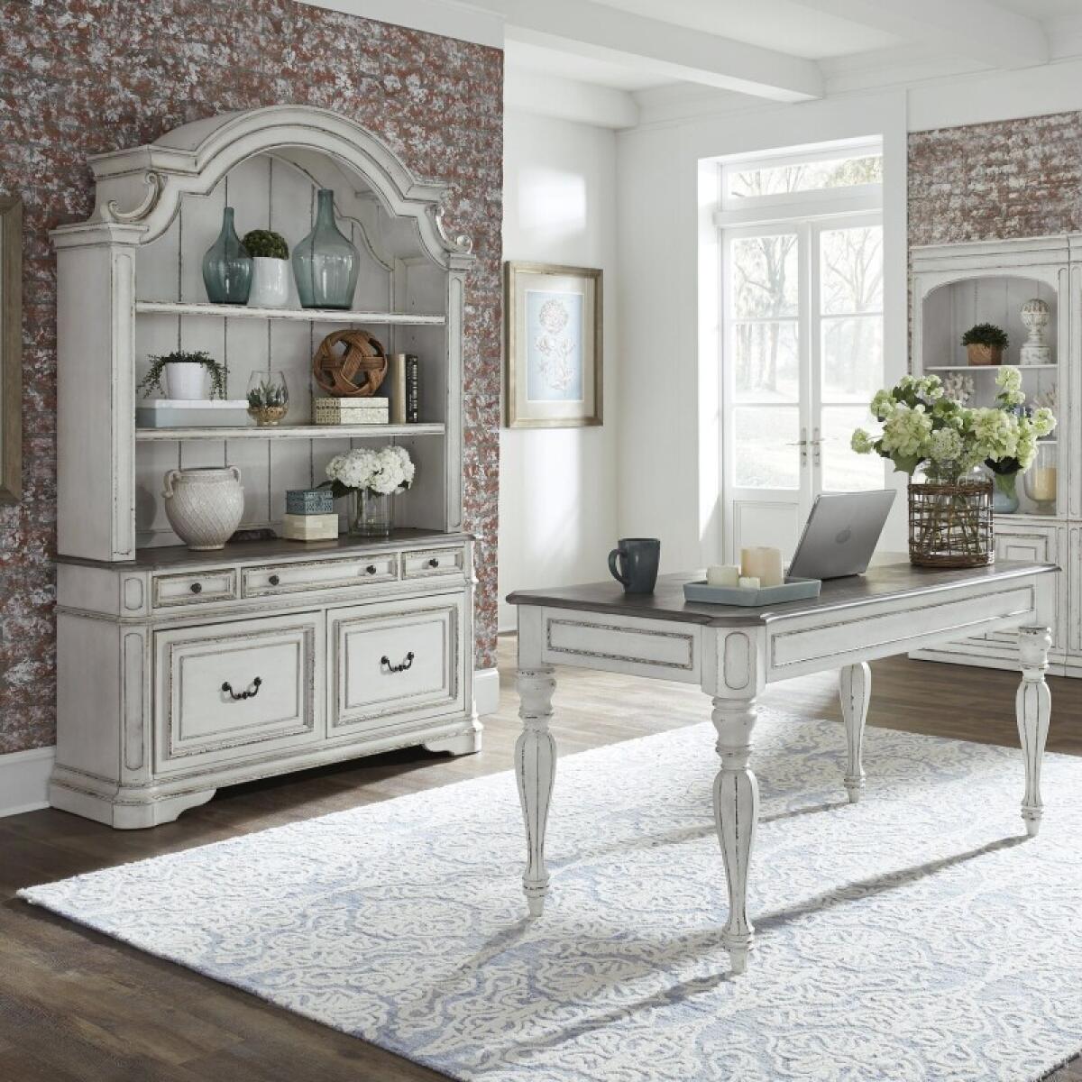 2f6f62bb9433331cf8393c10894c639a Magnolia Manor 3 Piece Desk & Hutch Set - Image 1