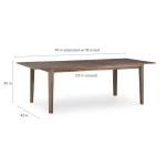 Origins Dandridge Butterfly Leaf Table - Image 5