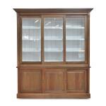Hudson 88'' Bookcase W/ 3 Sliding Doors - Image 5