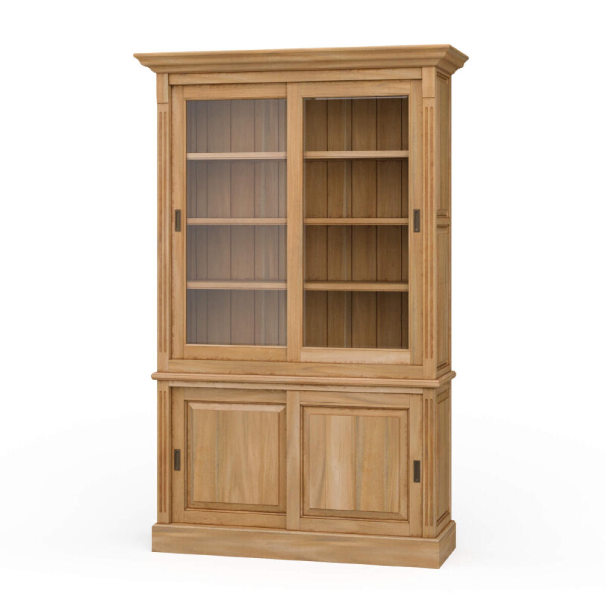 3032c79a311d7b164601425487f09f9e Hudson 88'' Bookcase W/ 2 Sliding Doors - Image 1