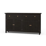 Aldren Rattan Sideboard Dining Storage Blue 14