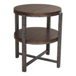 Breckinridge Round End Table End tables Brown 10