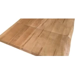 Crossbuck Live Edge Dining Table with Extendable Leaves - Image 8