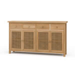 Aldren Rattan Sideboard Dining Storage Blue 15
