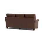 True Custom™ True CustomÂ® Leather Roll Arm Sofa Sofas Bassett Furniture 11