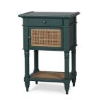 Montego Square End Table W/ Drawer & Rattan Door - Image 3