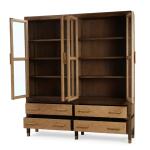 Kagu 4 Door Tall Cabinet W/ Premium Rattan - Image 6